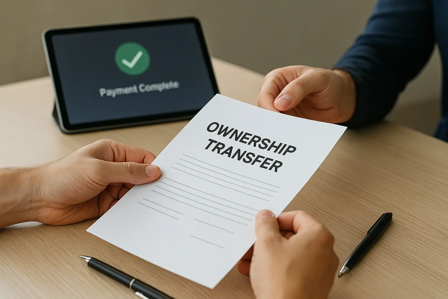 Seamless handling of documentation when you sell old car for cash.