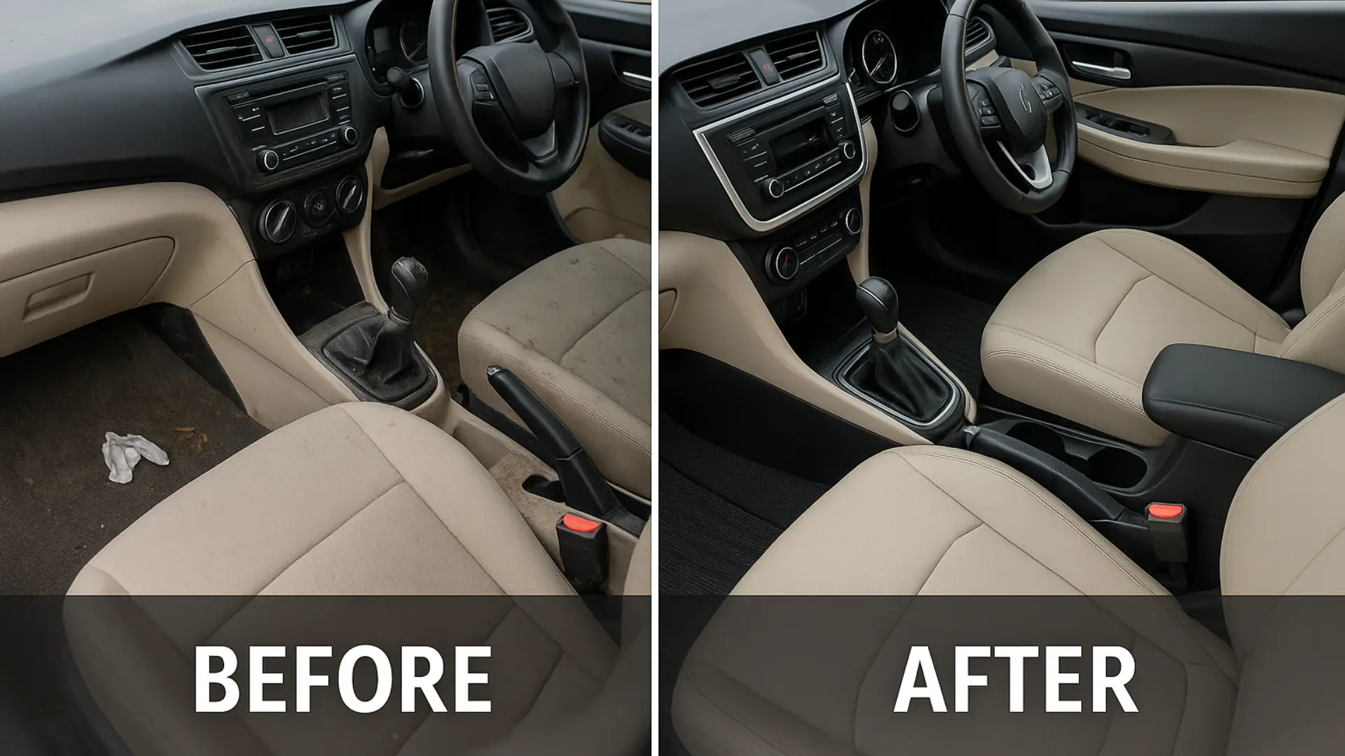 A clean interior is key when you sell my car for good price.